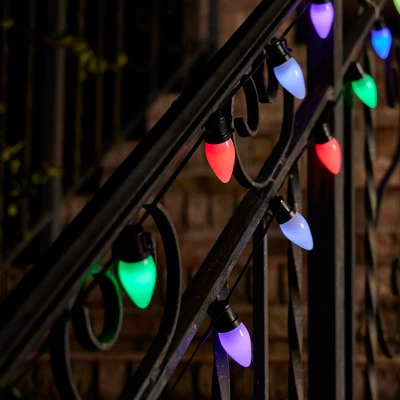 Christmas Vivvi App Based C9 Smooth Lights, 32.8' 50 LEDs 3 Christmas Vivvi App Based C9 Smooth Lights, 32.8' 50 LEDs