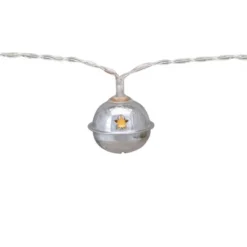Northlight 10-Count LED Silver Christmas Bells Fairy Lights 5.5ft Clear Wire -Northlight Decor Sale GUEST f7f9ce8a 5f33 4ce4 bdf9 09fd517b4293