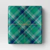 40" 125 Sq Ft Christmas Roll Wrap Green/Blue Plaid - Wondershop™ -Northlight Decor Sale GUEST f8a59b85 e6df 4a99 82eb 52de3ecce612