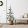 Northlight Real Touch™️ Pre-Lit Slim Flocked Nordmann Fir Artificial Christmas Tree - 4.5' - Warm Clear LED Lights 1 Northlight Real Touch™️ Pre-Lit Slim Flocked Nordmann Fir Artificial Christmas Tree - 4.5' - Warm Clear LED Lights -Northlight Decor Sale GUEST f9fb5d8b 6c7c 41b1 80f3 bd91e043baf1