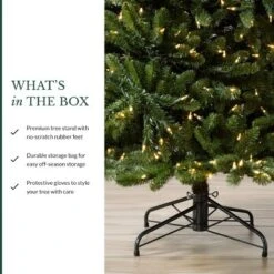 Balsam Hill 7.5' Color Clear LED Classic Blue Spruce Tree -Northlight Decor Sale GUEST fd5515f1 04d4 4f4e a276 4558b99e3178