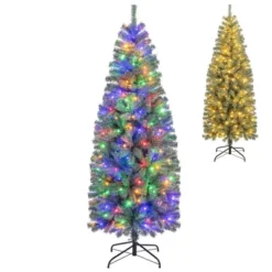 Costway 4.5/6.5/7.5/9 FT Artificial Xmas Tree With 256/556/724/1168 Branch Tips 100/200/250/500 LED Lights 9 Lighting Modes -Northlight Decor Sale GUEST ff772424 3d82 412c 9cc6 102ec088294e