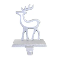 Christmas 6.5 Inch Cast Iron Silver Stocking Holder Stocking Holder , Mantle Silver (1PC) -Northlight Decor Sale GUEST ffd48e8f 8f5b 4b56 9177 e4b58a658740